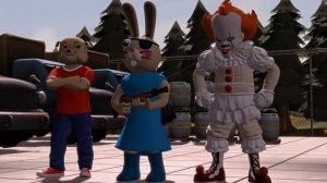 Пигги vs Пеннивайз 3 Мистер Пи (Roblox Piggy Роблокс Свинка Пеппа Оно Хоррор Челлендж 3D Анимация)