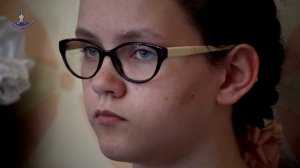 Выступление младшей группы учащихся воскресной школы при Кафедральном соборе Амурской епархии