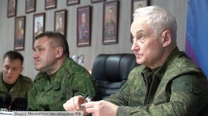 Министр обороны Андрей Белоусов посетил командный пункт группировки войск "Центр".