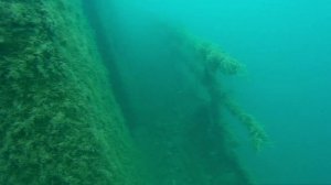 Жан Жорес" затонувшее судно в Феодосийской бухте.