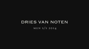Показ мужской коллекции Dries Van Noten 085 весна-лето 2014