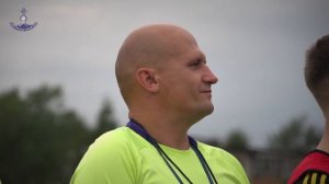 Слово епископа Николая перед соревнованием футбольных и волейбольных команд