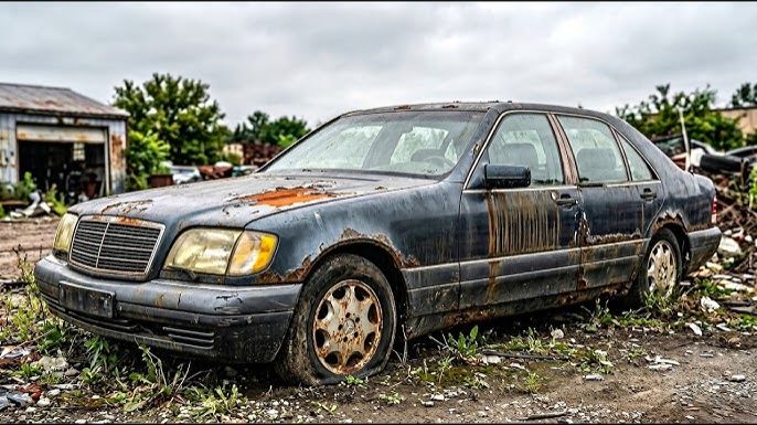 Полная реставрация старого Mercedes-Benz S600 W140 V12