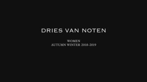Показ женской коллекции Dries Van Noten 104 осень-зима 2018-2019