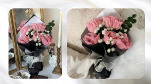 БУКЕТ РОЗ ИЗ СИНЕЛЬНОЙ ПРОВОЛОКИ