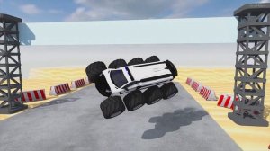 ПОЛИЦЕЙСКАЯ ТЕСЛА ПРОТИВ НОВЫХ ПРЕПЯТСТВИЙ НА ДОРОГЕ в Teardown