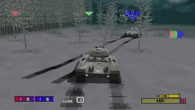 Panzer Front PS1(1999) - СССР Миссия Поселок №5 (Историческая техника)
