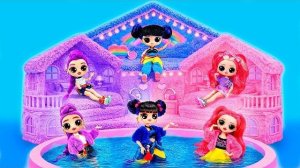 Строим Пушистый Дом для Кейпоп охотниц на демонов! Поделки для кукол L.O.L.