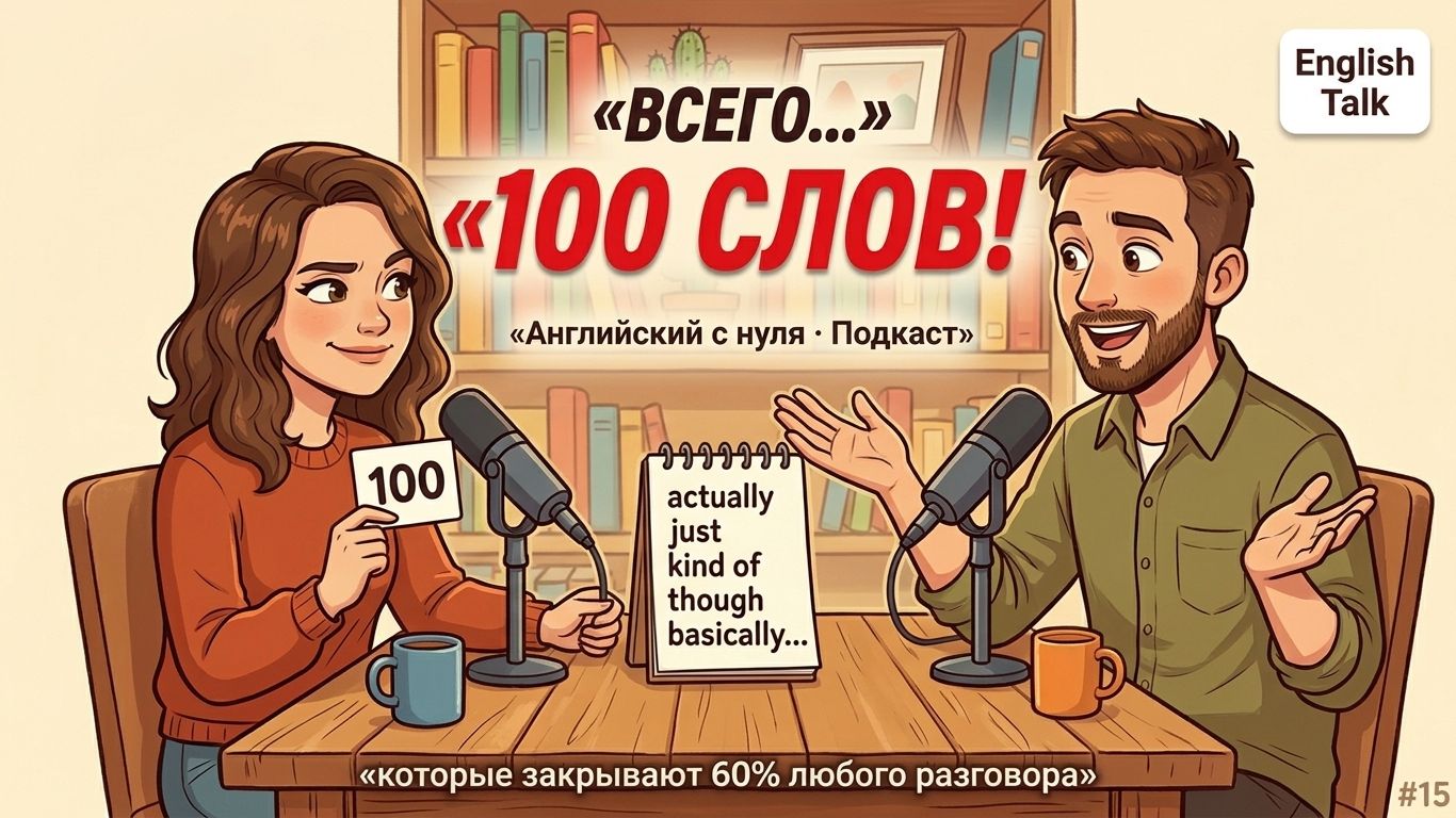 100 слов — и ты понимаешь половину английского | Английский с нуля #15