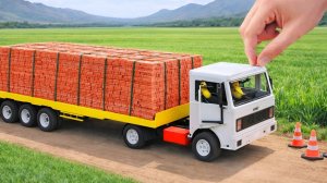 СТРОИ КОРОВНИК ИЗ КИРПИЧА. ПОМОГАЕТ ТРАКТОР И КАМАЗ