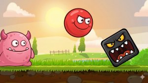 БОСС АКСОЛОТЛЬ против КРАСНЫЙ ШАРИК ред бол 4 МОД прохождение игры. Мультик игра для детей