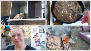 Пересадила петунии. Болталка вечерняя. Скромный обед. Нет страшной корзинки теперь