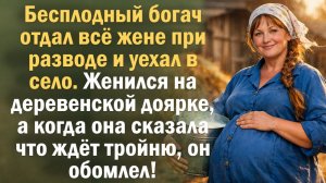 Жизненная история | Читает Андрей. Он уехал в село с одной сумкой. А вернулся отцом троих детей