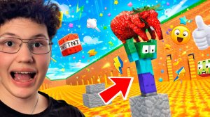 УЖЕ ГОРИТ! УБЕГИ ОТ ЛАВЫ РАДИ БРЕЙНРОТОВ В МАЙНКРАФТЕ! РЕАКИЦЯ НА МАЙНКРАФТ АНИМАЦИЮ