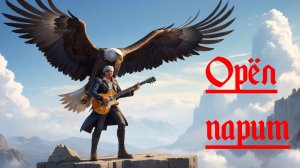 Орёл парит