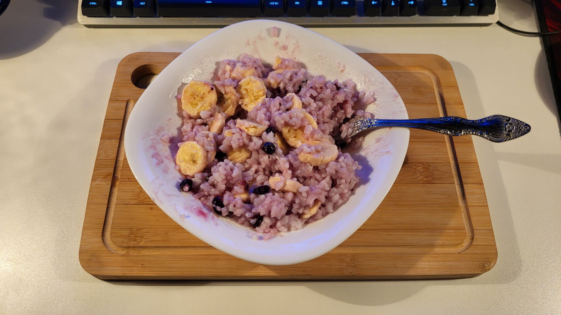 Варю рисовую кашу в пакетике