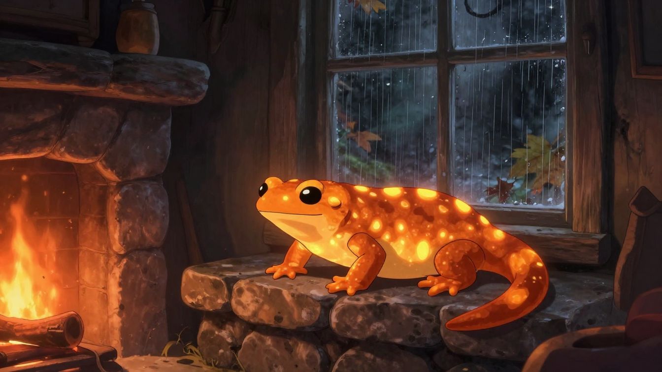 Маленькая Огненная Саламандра v1-3-8_80s Synthwave Style