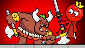 СТИКМЕН в храме ОГНЯ и ВОДЫ Часть#4 игра Red Stickman на канале Мистер Игрушкин