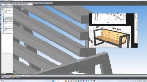 Моделирование скамейки в Компас 3D
