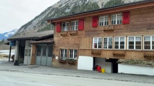 Швейцария. Зимняя поездка из Гриндельвальда в Интерлакен в формате 4К