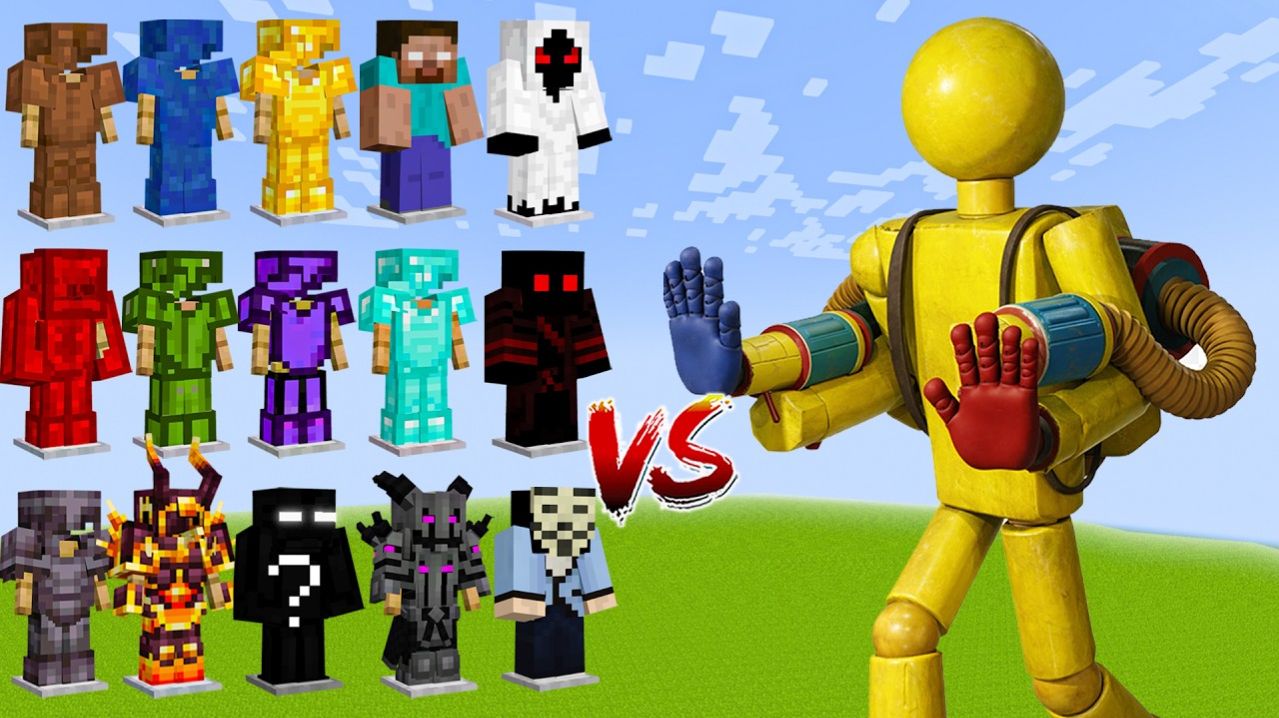 Какая броня наиболее сильна против игрока Poppy Playtimе??!