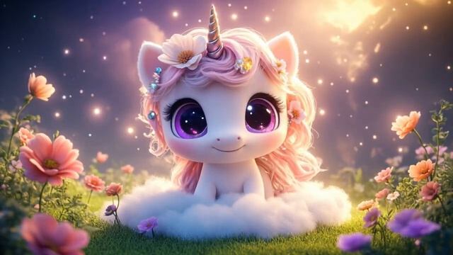 Сонная единорожка  — 1 час мягких и успокаивающих колыбельных