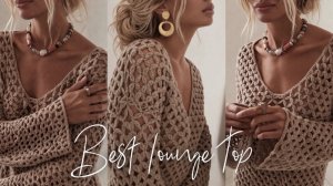 Вяжем тренд: ажурный джемпер крючком!  | Мастер-класс 💓