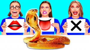 Откуси Лизни или Ничего Челлендж | Креативные Лайфхаки с Едой от BaRaDa Challenge