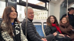 Мэр столицы стал одним из первых пассажиров второго трамвайного диаметра.