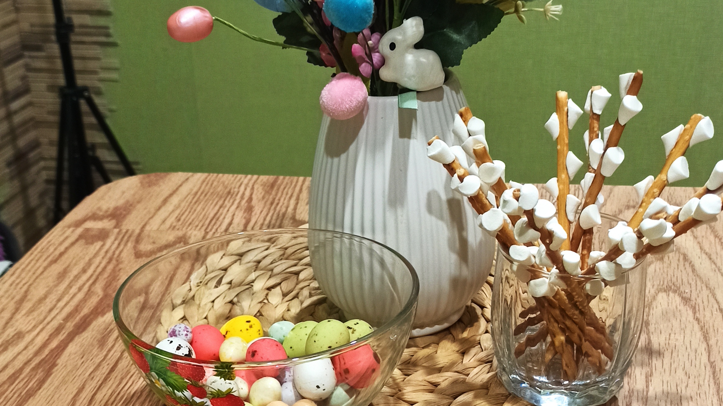 Украшения для пасхальных куличей из маршмеллоу.