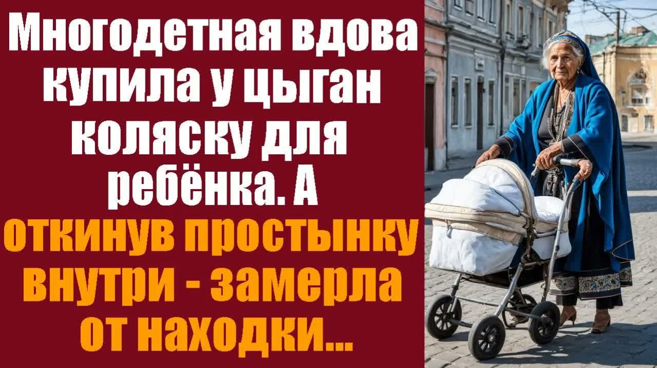 Истории из жизни. Слушать истории. Многодетная вдова купила у цыган коляску для ребенка. А откинув