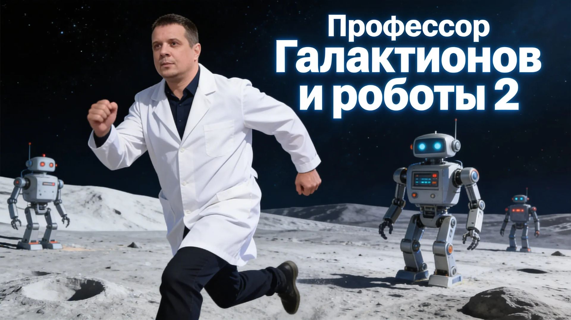 Бой на луне в игре,Профессор Галактионов и начало робоапокалипсиса#2.