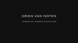 Показ женской коллекции Dries Van Noten 098 весна-лето 2017