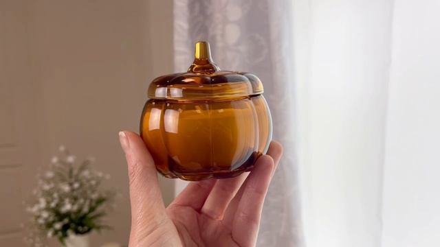 Свеча в шкатулке ХЭЛЛОУ-ГЛАСС, оранжевая, 9 см, ACC316230-2