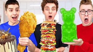 Съели 100,000 КАЛОРИЙ за 24 ЧАСА - Челлендж