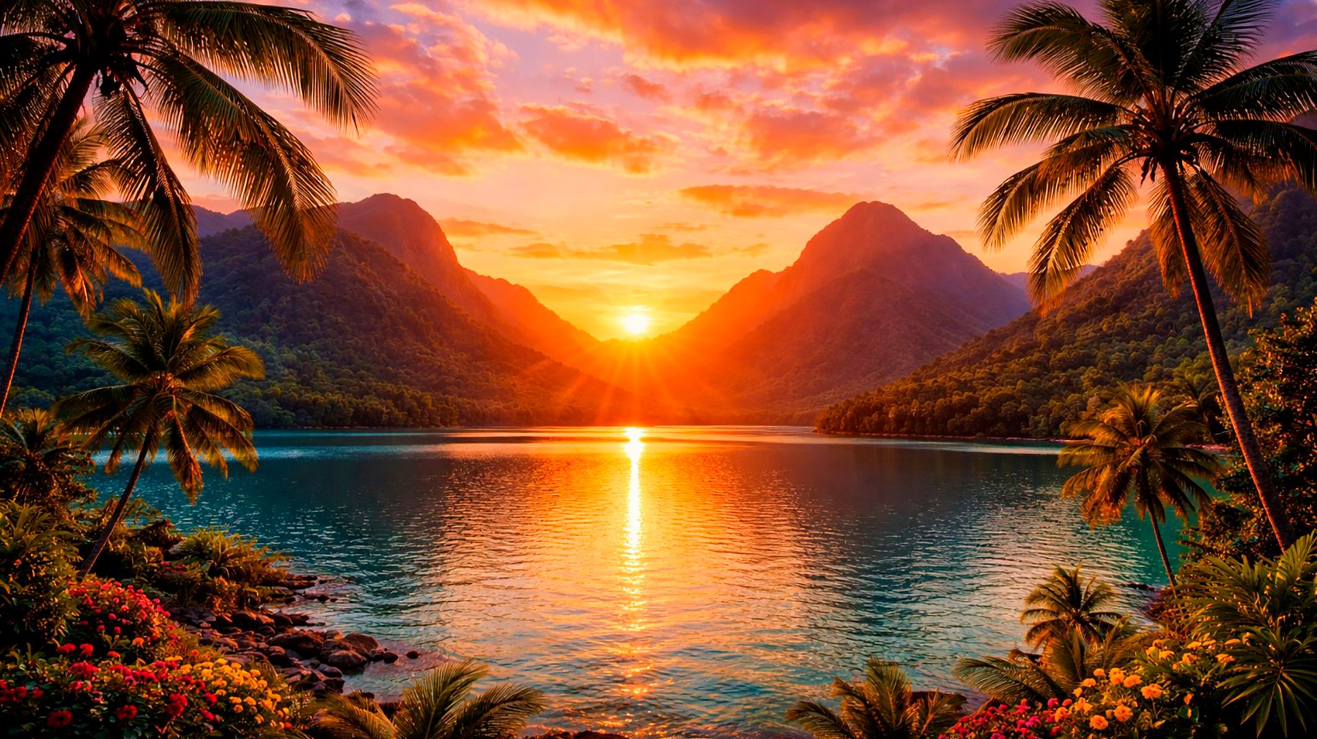 🌴 ТРОПИЧЕСКАЯ ОЧЕНЬ КРАСИВАЯ МУЗЫКА ДЛЯ ДУШИ 🎵 УСПОКАИВАЮЩАЯ МУЗЫКА ДЛЯ СНА И ЗВУКИ ПРИРОДЫ