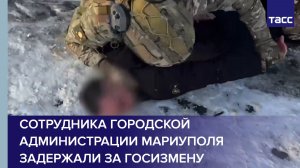 Сотрудника городской администрации Мариуполя задержали за госизмену