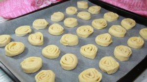 Быстрое слоистое Печенье "Розочки".