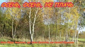 ОСЕНЬ, ОСЕНЬ, НЕ ПЛАЧЬ (ностальгия) Песня о тоске по Родине