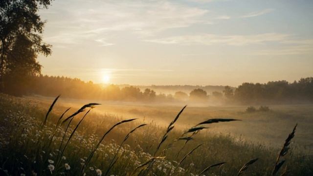 Фет — «Это утро, радость эта…» | AI клип