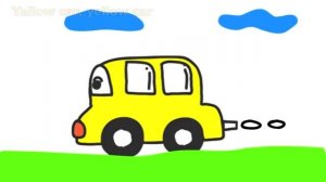 Blue Car Color Song for Kids