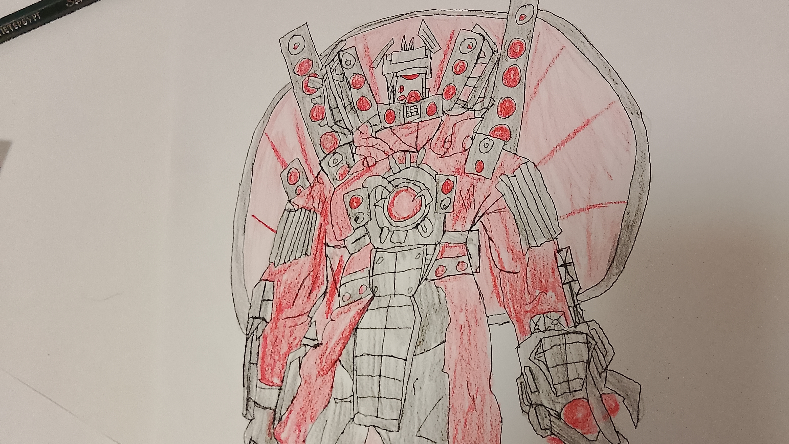 рисую скибиди туалет апгрейд титана спикермена🔥🔥🔥