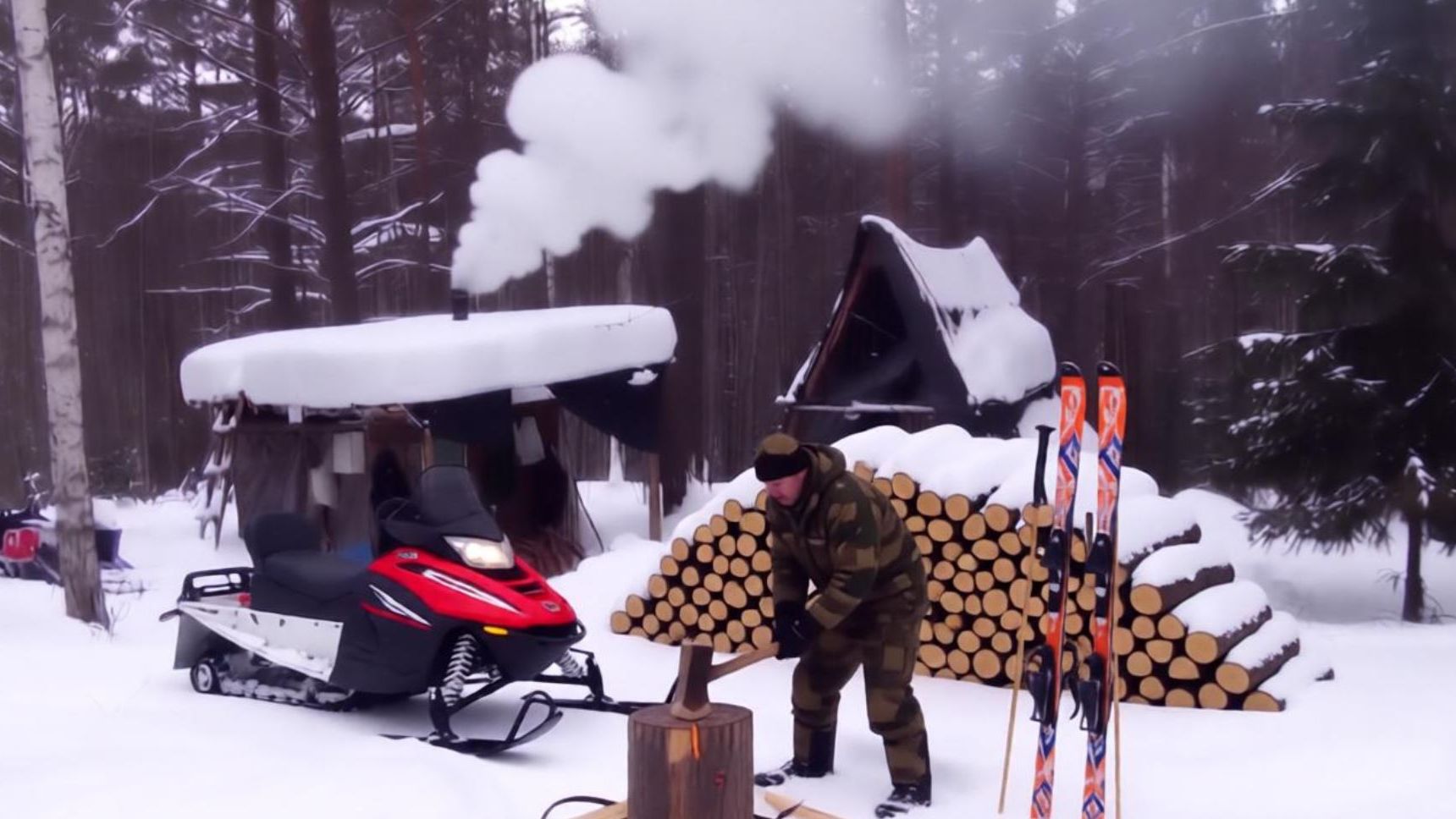 Охота и Рыбалка в Тайге 2026 Изба Снегоход КЕДРАЧИ СИБИРИ Рудиковка 23 марта Кедр Кедры Лесосибирск