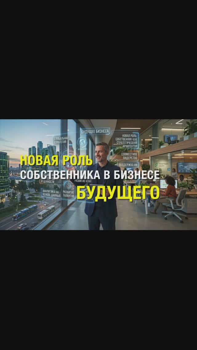 НОВАЯ РОЛЬ СОБСТВЕННИКА В БИЗНЕСЕ БУДУЩЕГО кл Mikhail Clay