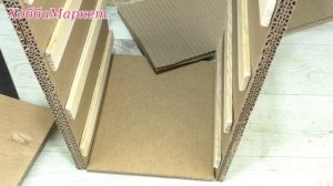 ИДЕЯ хранения материалов для творчества. Делаем полку с ящиками. ХоббиМаркет