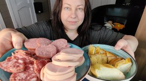 Мукбанг Белорусские колбасы - вкусная дегустация!