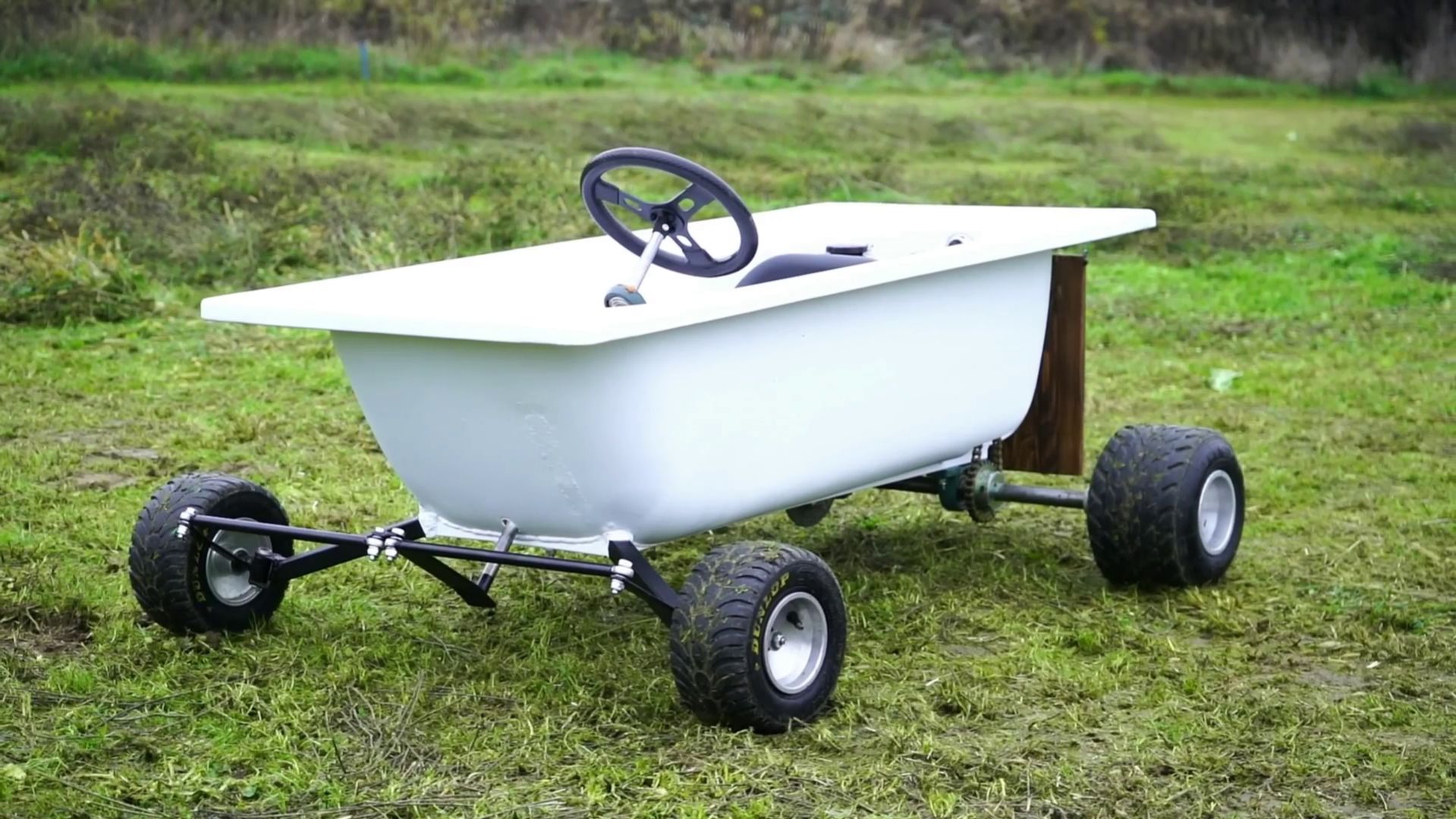 Самодельный карт из ванны