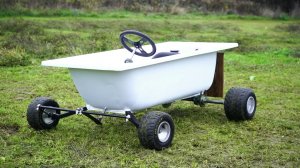 Самодельный карт из ванны