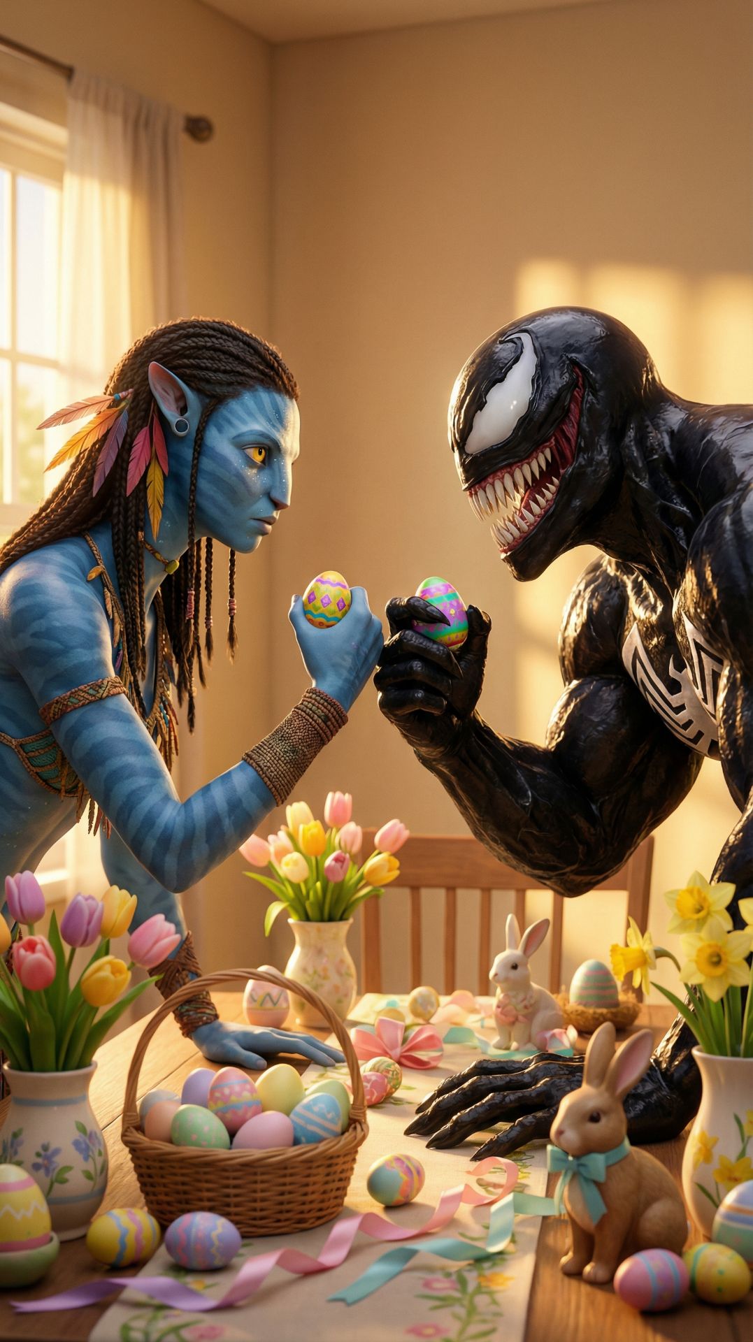 Пасхальные супергерои готовятся к празднику