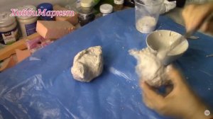 Птички для сада из гипса. Перекрасила через 2 года. ХоббиМаркет